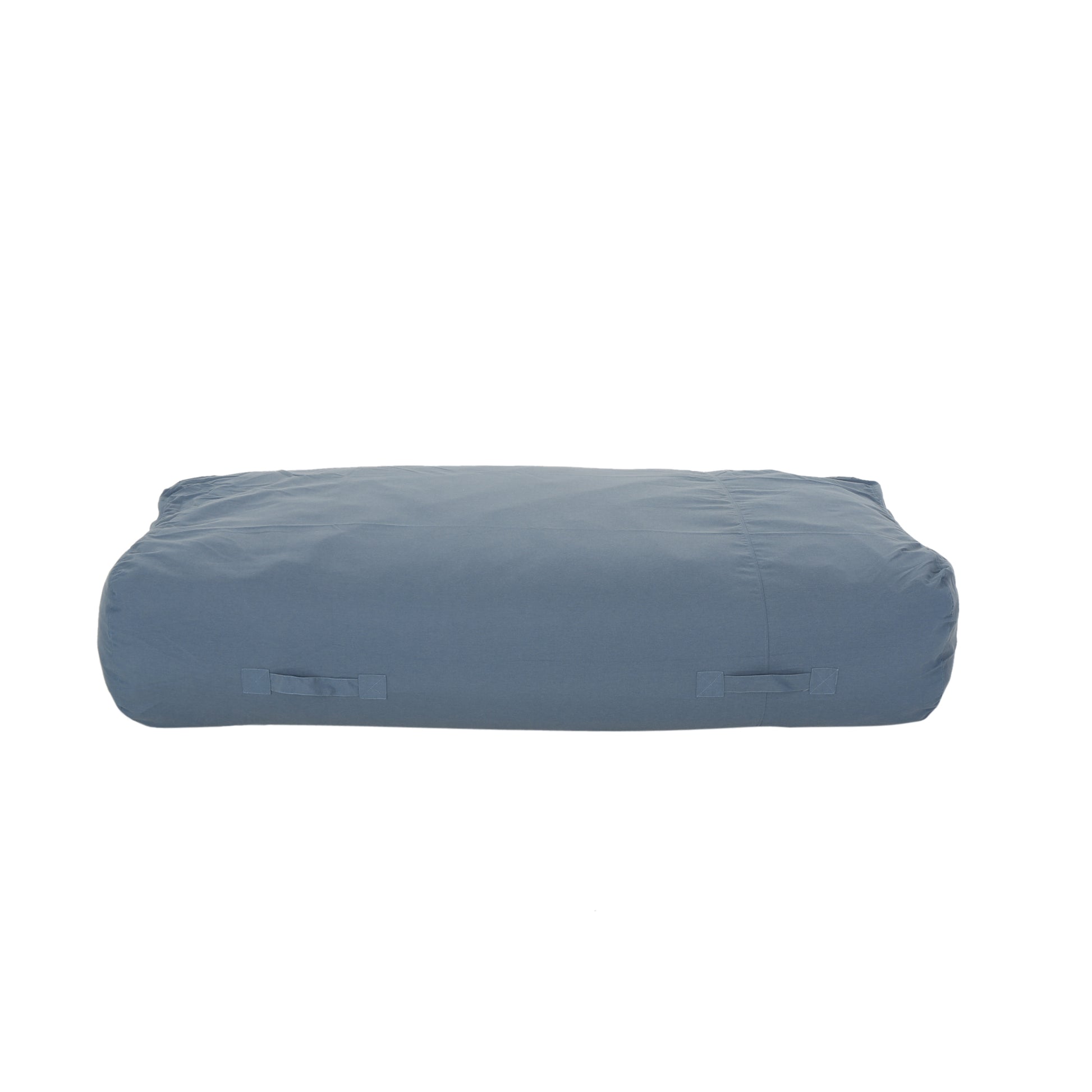 Kasper Water Resistant 6'X3' Lounger Bean Bag, Blue Blue Solid Waterproof Fabric