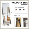 Fourth Generation Solid Wood Frame Full Length Mirror, Dressing Mirror, Bedroom Porch, Decorative Mirror, Clothing Store, Floor Standing Large Mirror, Wall Mounted. 71 