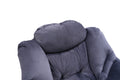 Living Room Chairs Modern Cotton Fabric Lazy Chair, Accent Contemporary Lounge Chair, Single Steel Frame Leisure Sofa Chair With Armrests And A Side Pocket Dark Gray01 Grey Polyester Metal Primary Living Space Soft Polyester Fiber Pad Fabric 1 Seat