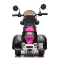 Kids Ride On Motorcycle Toy, 3 Wheel Chopper Motorbike With Led Colorful Headlights Horn, Pink 6V Battery Powered Riding On Electric Harley Motorcycle For Boys Girls Pink Polypropylene