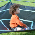 12Ft Geometric Dome Climber Play Center, Kids Climbing Dome Tower With Hammock, Rust & Uv Resistant Steel Supporting 1000 Lbs Grey Metal