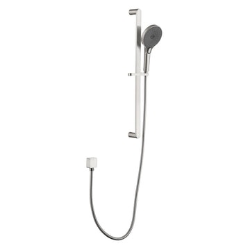 Handheld Shower With 28 Inch Slide Bar And 59 Inch Hose Brushed Nickel Bathroom Stainless Steel