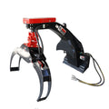 Skid Steer Log Grapple Black Steel