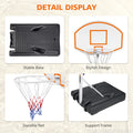 Poolside Basketball Hoop Portable Swimming Pool Basketball System Height Adjustable 3.1Ft 4.7Ft With 36