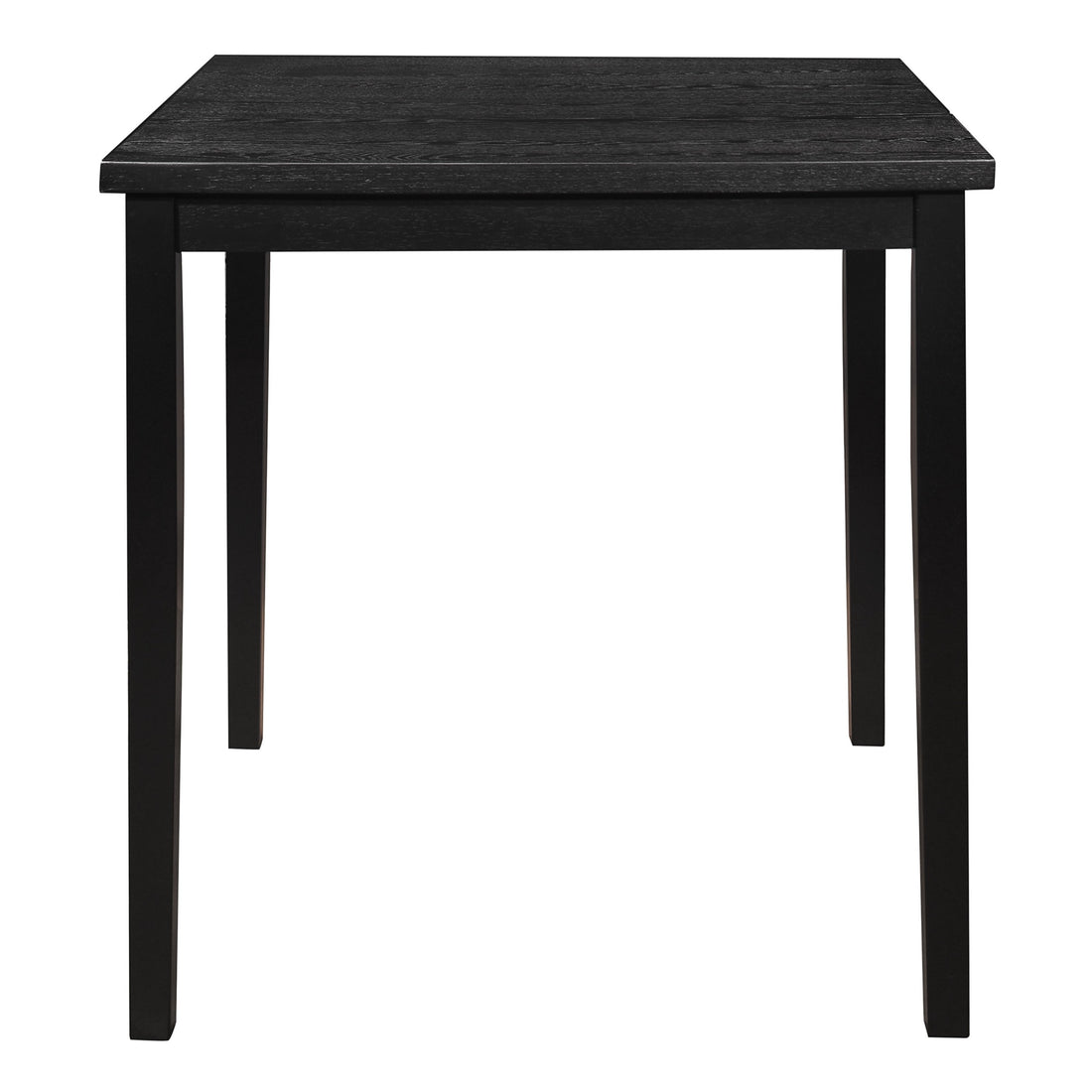 Counter Height Table Black Finish 1Pc Square Transitional Style Wooden Dining Kitchen Furniture Black Seats 4 Dining Room Casual,Transitional Kitchen & Dining Tables Square Wood