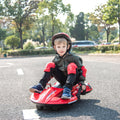 24V Kids Ride On Electric Scooter W Helmet Knee Pads,24V Ride On Toy For Kids,Spray Function,2Wd 400W Wheel Hub Motor,5.59 6.84Mph,Gravity Steering,Use For 1 2 Hours,Exercise Your Child Age 6 . Orange Polypropylene