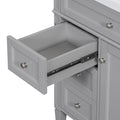 30'' Bathroom Vanity With Top Sink, Modern Bathroom Storage Cabinet With 2 Drawers And A Tip Out Drawer, Freestanding Vanity Set With Mirror Cabinet, Single Sink Bathroom Vanity 3 Grey 2 5 Bathroom