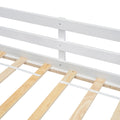 Twin Low Loft Bed With Slide, Ladder, Safety Guardrails, No Box Spring Needed,White Twin White American Design Pine