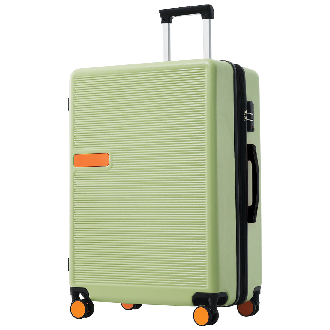 Contrast Color Hardshell Luggage 28Inch Expandable Spinner Suitcase With Tsa Lock Lightweight Green Abs