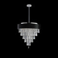 Modern Crystal Chandelier For Living Room Round Cristal Lamp Luxury Home Decor Light Fixture Transparent Modern Crystal