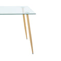 T1737 6 Wood Transfer Metal Legs Black Metal