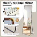 The 4Th Generation Floor Standing Full Length Mirror. Wall Mirror, Bathroom Makeup Mirror, Bedroom Foyer, Clothing Store, Wall Mounted.65 