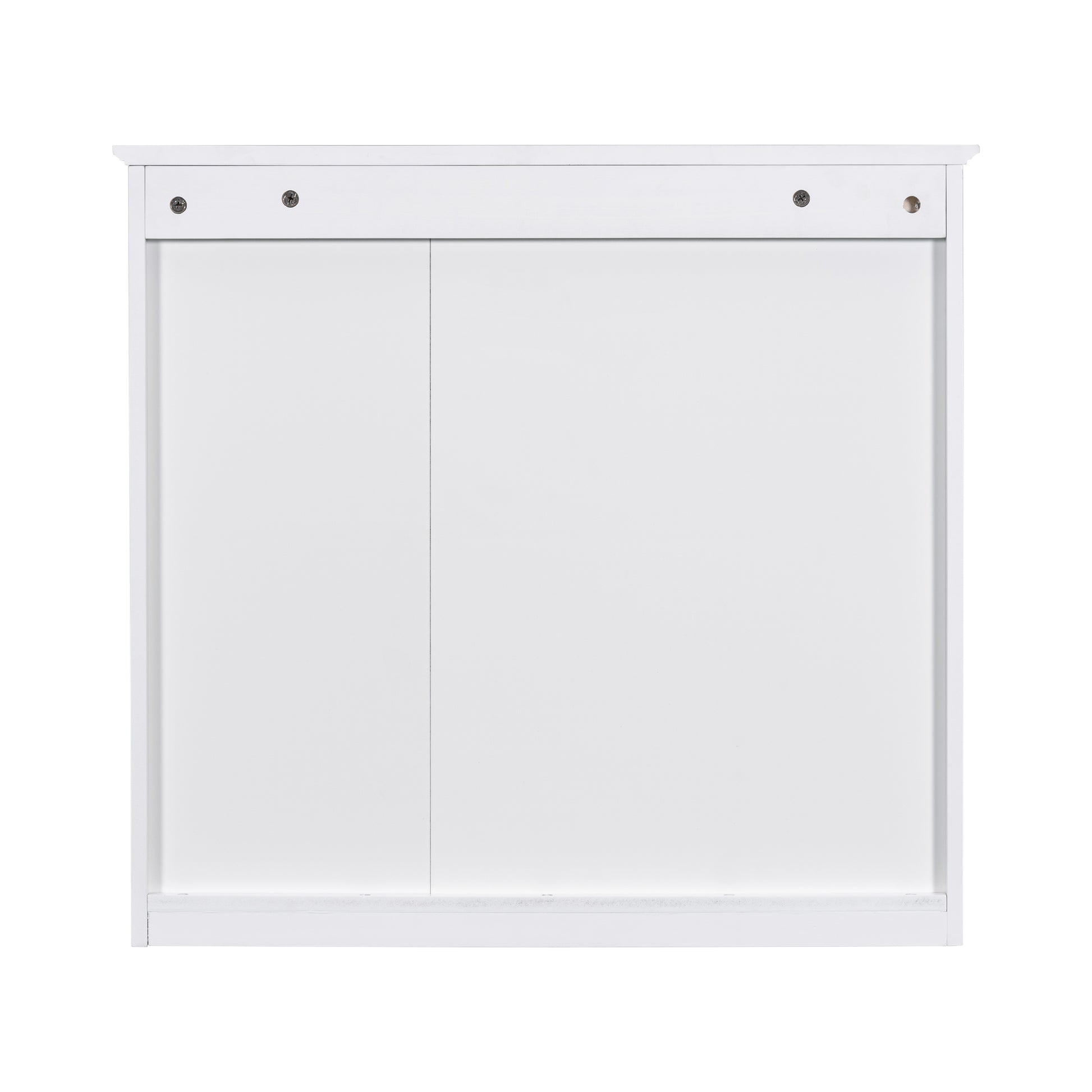 30'' Bathroom Vanity With Top Sink, Modern Bathroom Storage Cabinet With 2 Drawers And A Tip Out Drawer, Freestanding Vanity Set With Mirror Cabinet, Single Sink Bathroom Vanity White Bathroom Solid