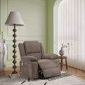 Electric Power Recliner Chair With Massage For Elderly ,Remote Control Multi Function Lifting, Timing, Cushion Heating Chair With Side Pocket Brown Brown Power Remote Metal Primary Living Space American Design Cat Scratch Fabric