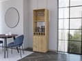 Bar Cabinet Tucson, Living Room, Light Oak Light Oak Particle Board Particle Board