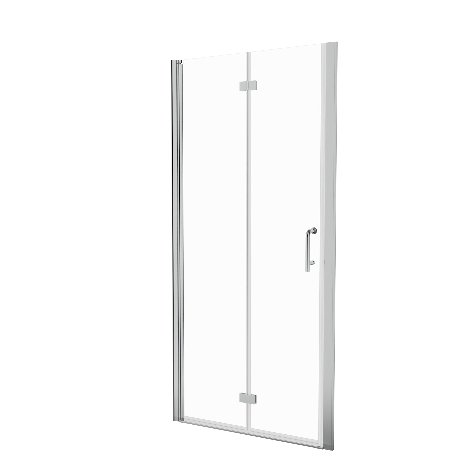 Shower Door Silver Aluminium