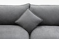 Modular Sectional Sofa, 3 Seater Sofa With Ottoman, Modern L Shaped Sofa For Living Room Bedroom Apartment Grey Wood Fabric