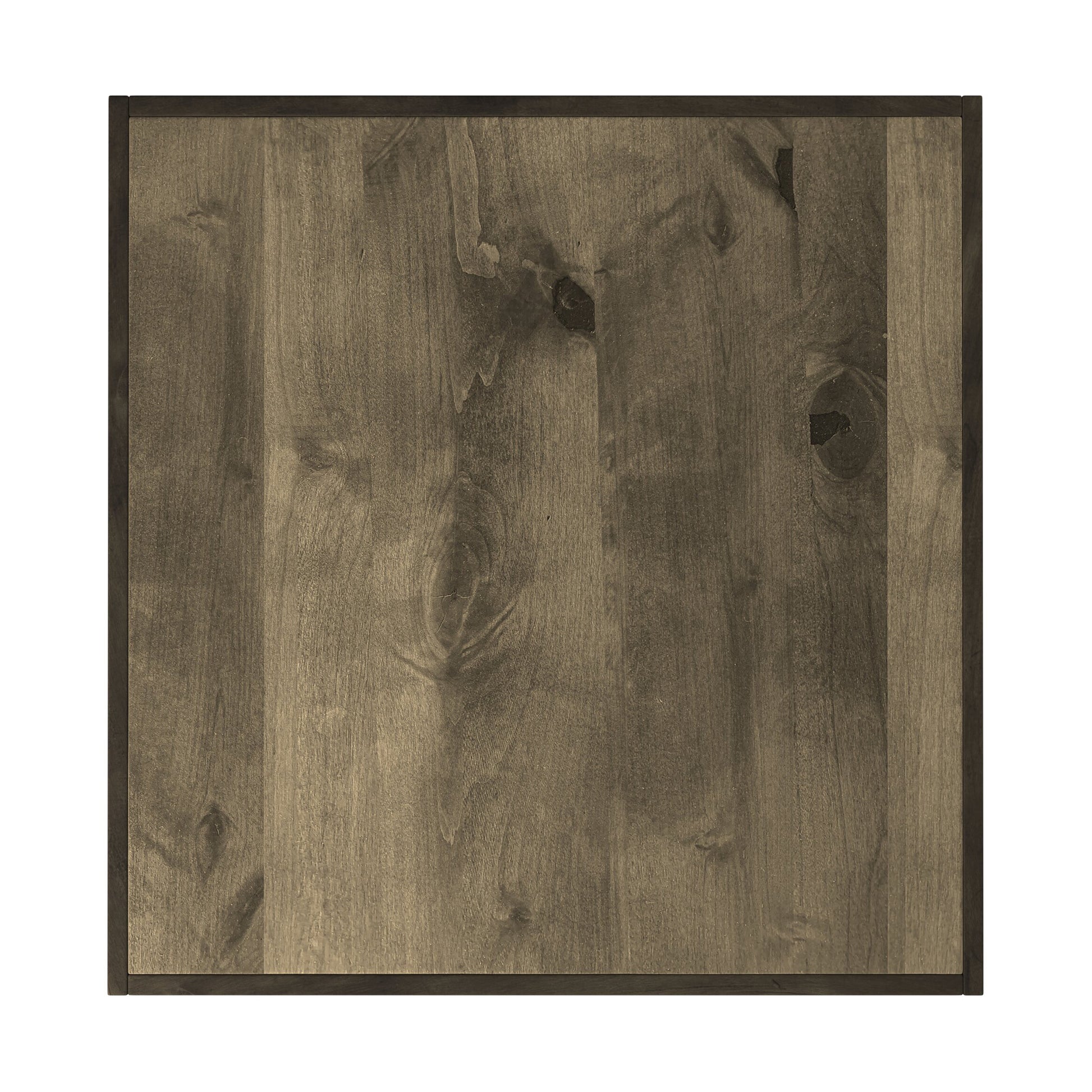 Joshua Creek 48 Inch High 4 Shelf Bookcase, No Assembly Required, Barnwood Finish 3 Brown Brown Office Closed Back Rustic,Transitional Alder Solid Wood