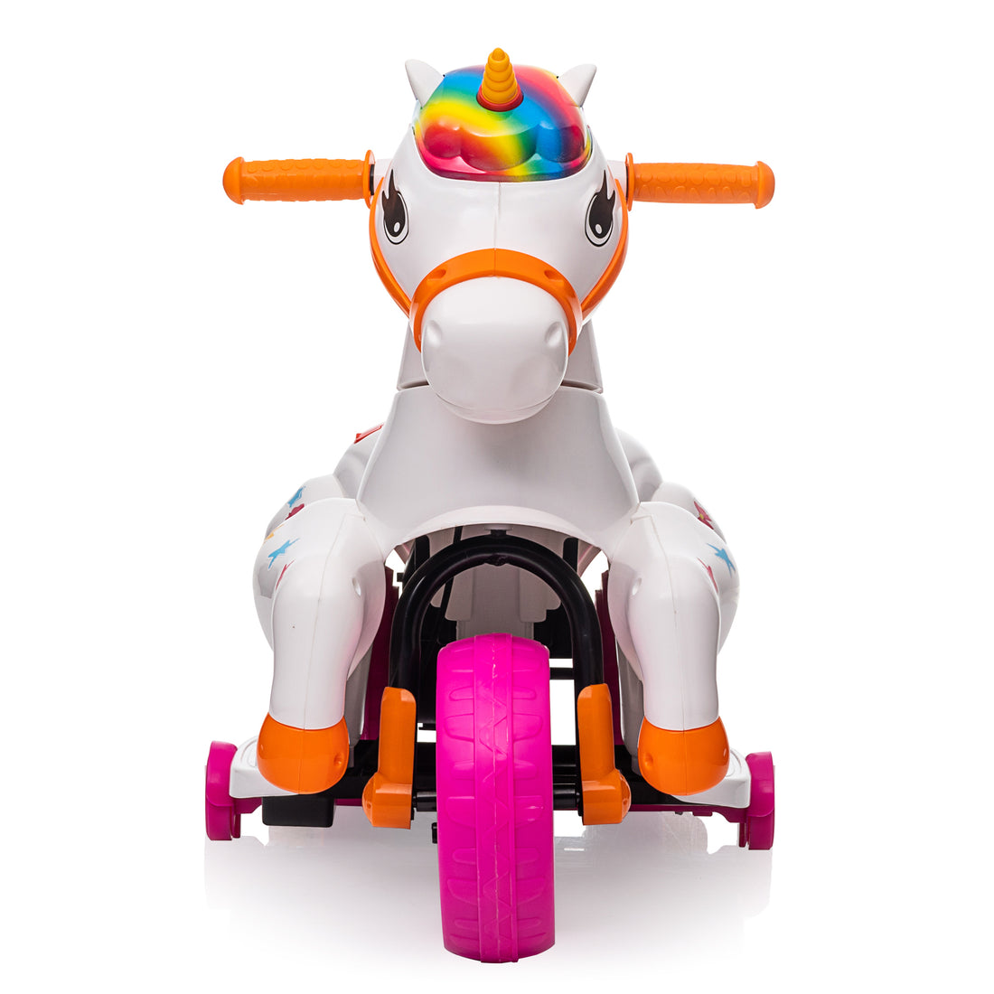 Unicorn Stroller,Electric Toy Bike With Training Wheels For Kids 3 6,Colorful Colorful Polypropylene