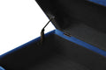 Omega Velvet Upholstery Contemporary Ottoman With Storage Made With Wood Navy Wood Primary Living Space Solid Blue Tufted Navy Velvet Velvet Medium Soft Contemporary Rectangle Internal Storage Wood Velvet