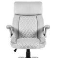 Swivel Office Room Chair Executive Desk Chair Velvet Metal Grey Office Foam Modern Handle Office Chairs Solid Back Foam Adjustable Height Velvet
