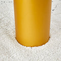Round White Dining Table, Artificial Marble Glass Stickers, Golden Mdf Legs, Kitchen Dining Table, Living Room Dining Table 40 