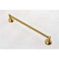 6 Piece Brass Bathroom Towel Rack Set Wall Mount Brushed Gold Brass