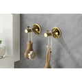 6 Piece Brass Bathroom Towel Rack Set Wall Mount Gold Brass