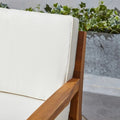 Grenada Club Chair Beige Waterproof Fabric