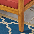 Grenada Club Chair Red Waterproof Fabric