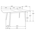 Natural Walnut Rectangular Dining Table Walnut Brown Dining Room Mid Century Modern Walnut Rectangular Kitchen & Dining Tables Wood