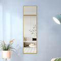 The 4Rd Generation Aluminum Alloy Metal Frame Wall Mounted Full Body Mirror, Bathroom Makeup Mirror, Bedroom Entrance, Decorative Mirror, Quality Upgrade, 48 