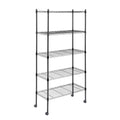 Heavy Duty 5 Tier Shelving Units Adjustable, Wire Shelf With 800 Lbs Capacity 160 Per Shelf , 24
