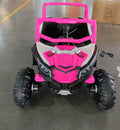 Ride On Car, Kids Electric Utv Car, Tamco Riding Toys For Kids With Remote Control Amazing Gift For 3 6 Years Boys Girls Pink White Plastic