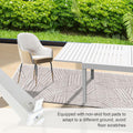 Aluminum Patio Extendable Dining Table 35