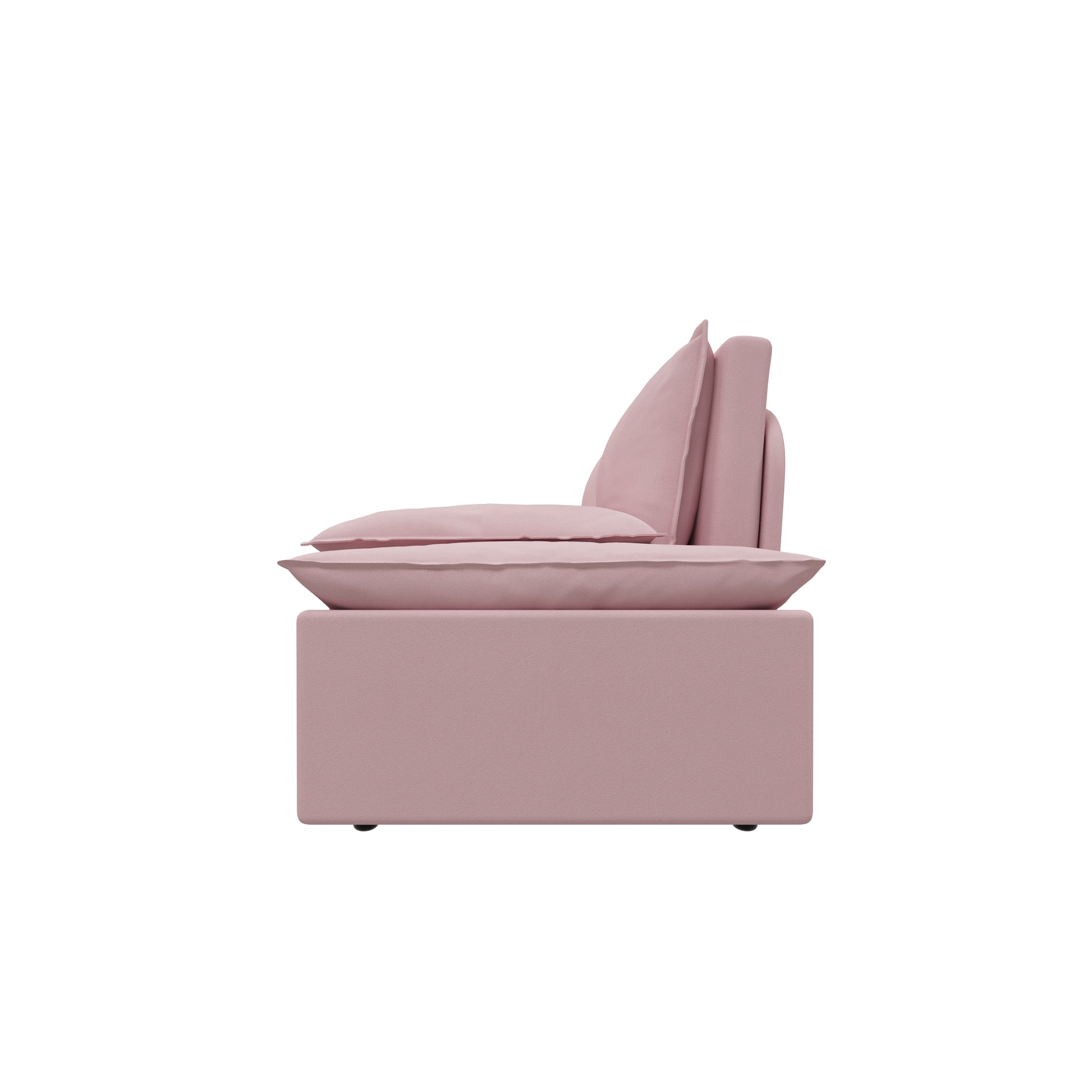 70.1" Queen Pull Out Sofa Bed, 3 In 1 Convertible Sleeper Sofa With 2 Soft Pillows,Multi Functional Velvet Loveseat Bed,Pink Pink Velvet 2 Seat