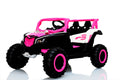 Ride On Car, Kids Electric Utv Car, Tamco Riding Toys For Kids With Remote Control Amazing Gift For 3 6 Years Boys Girls Pink White Plastic