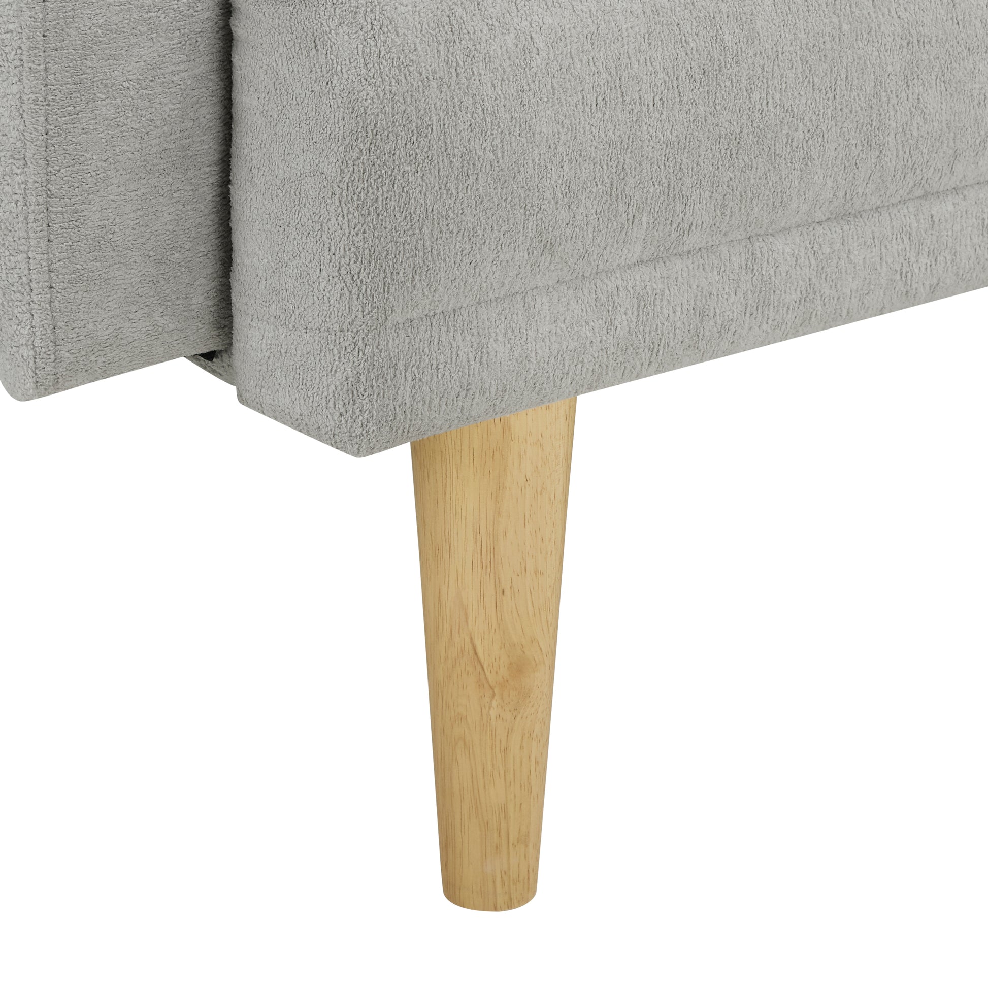 Multi Functional Futon Sofa Bed :Tapered Wood Legs Ideal For Small Living Rooms Multi Color Fabric Options Easily Converts To Single Bed, Yellow Yellow Velvet Wood Primary Living Space Medium Soft Mid Century Modern Square Arms Memory Foam Snowflake