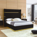 Corduroy Upholstered Bed Frame Queen Size 65