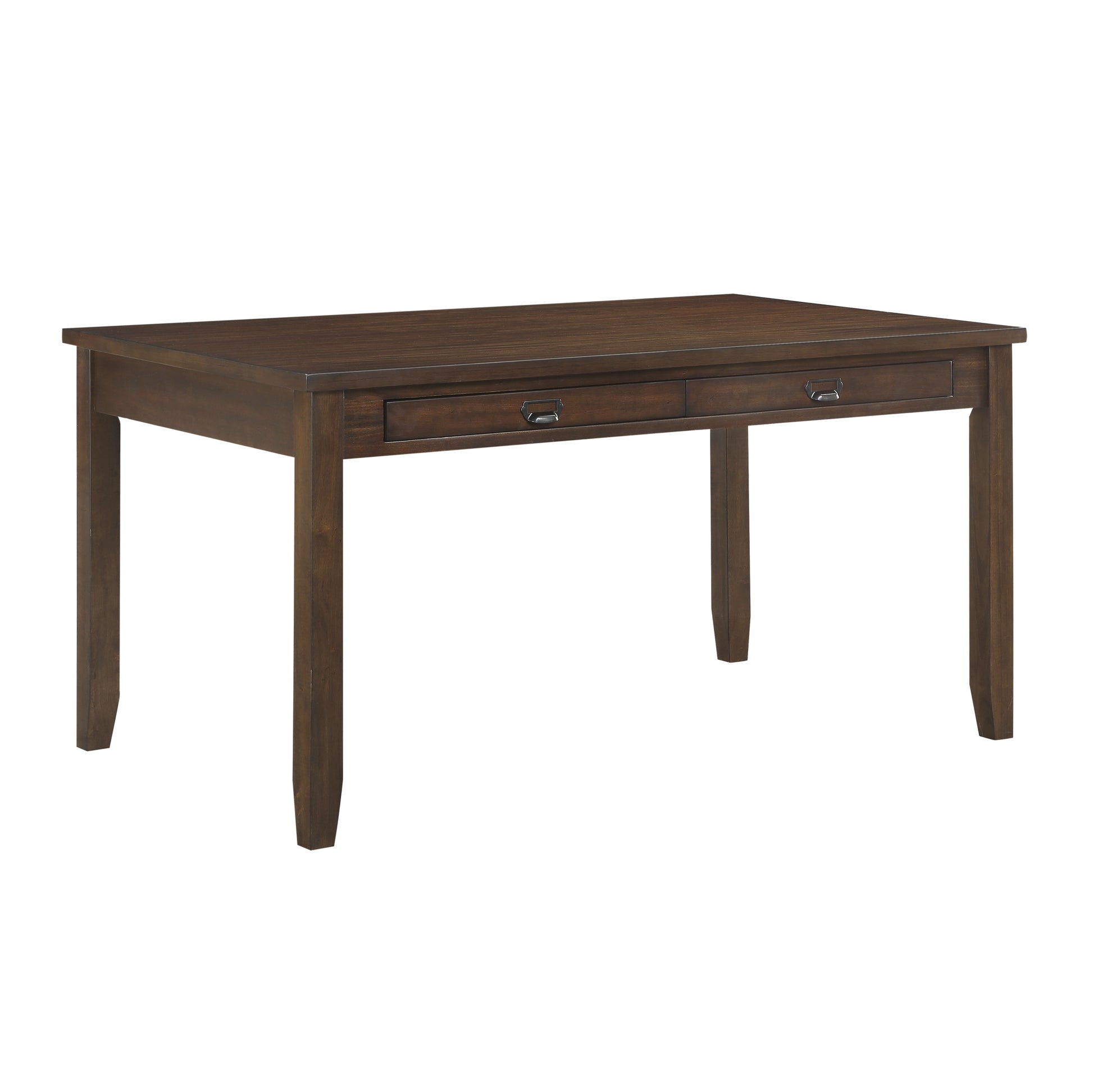 Dark Cherry Finish 6Pc Dining Set Table Bench And 4 Side Chair Chenille Upholstery Functional Drawers Table Wooden Funiture Dining Kitchen Set Upholstered Chair Wood Cherry Seats 6 Wood Dining Room 60 Inches Bench Seating 4 Leg Rectangular Dining Table