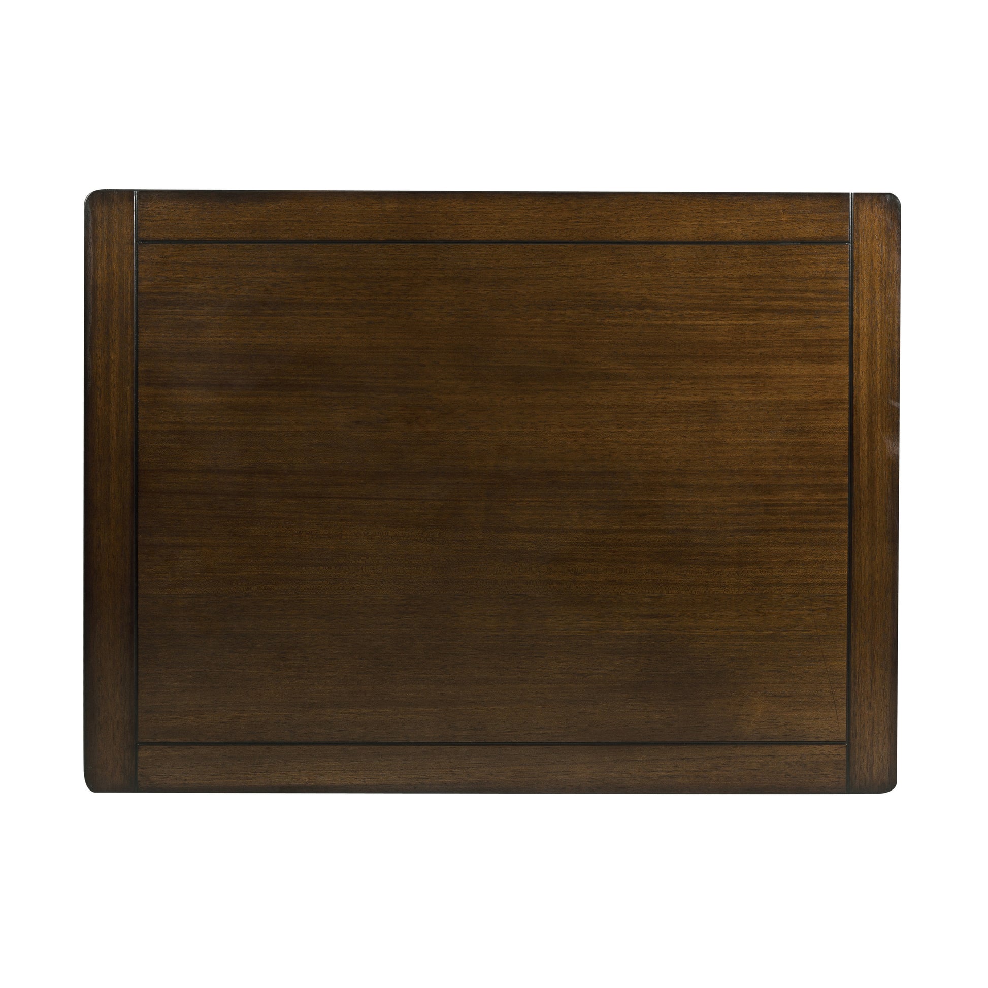 Dark Brown Cherry Finish 5Pc Dining Set Table With 4 Chairs Black Faux Leather Upholstery Wooden Kitchen Funiture Dinette Set Wood Brown Mix Seats 4 Wood Dining Room 48 Inches Rectangular Dining Table With Chair Wood