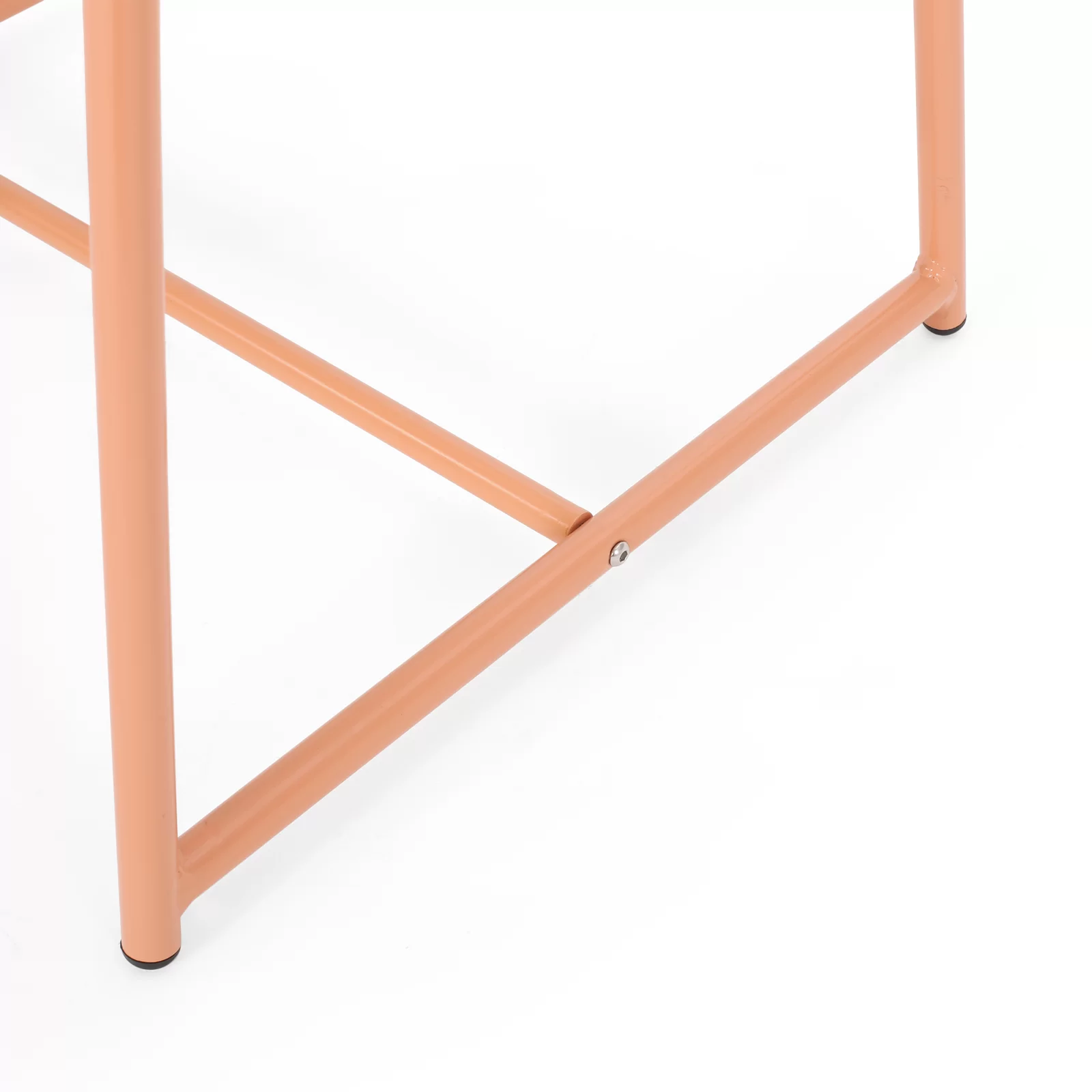 Elba 15.5"H Side Table Orange Iron