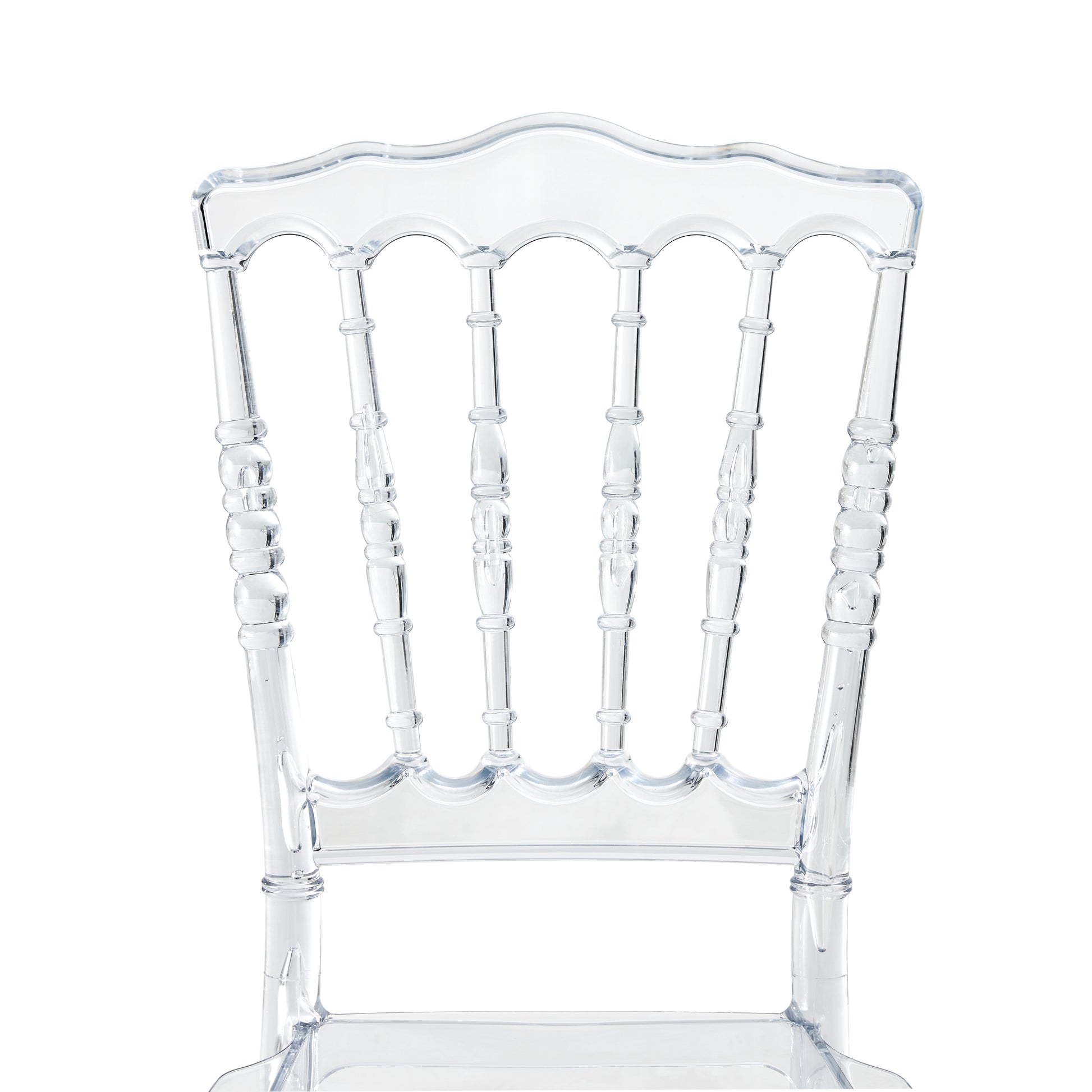 Simple And Beautiful Napoleon Transparent Bamboo Chair For Wedding Party Npl 6 Yellow Acrylic
