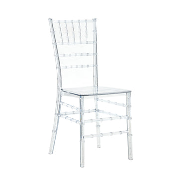 Simple And Beautiful Transparent Bamboo Chair Wedding Party Can Be Applied Tmsgy 6. Transparent Acrylic