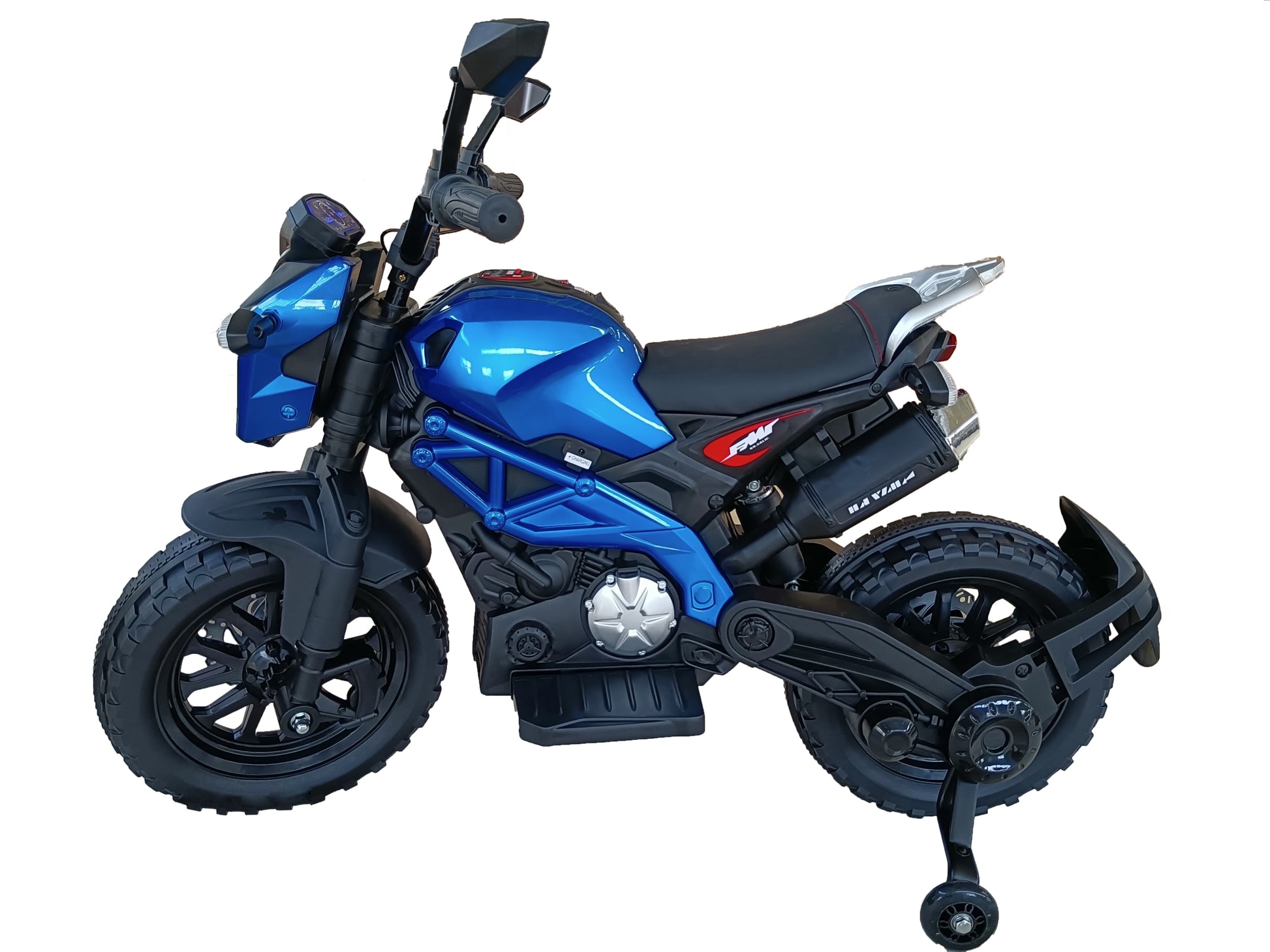 Electric Motorcycle For Kids, Kids Ride On Motorcycle, Tamco 12V Electric Dirt Bike With Training Wheels, Hand Racing Foot Brake,Pu Seat, Ride On Motorcycle For 3 6 Years Boys Girls Gift Blue 50 99 Lbs 5 To 8 Years Plastic