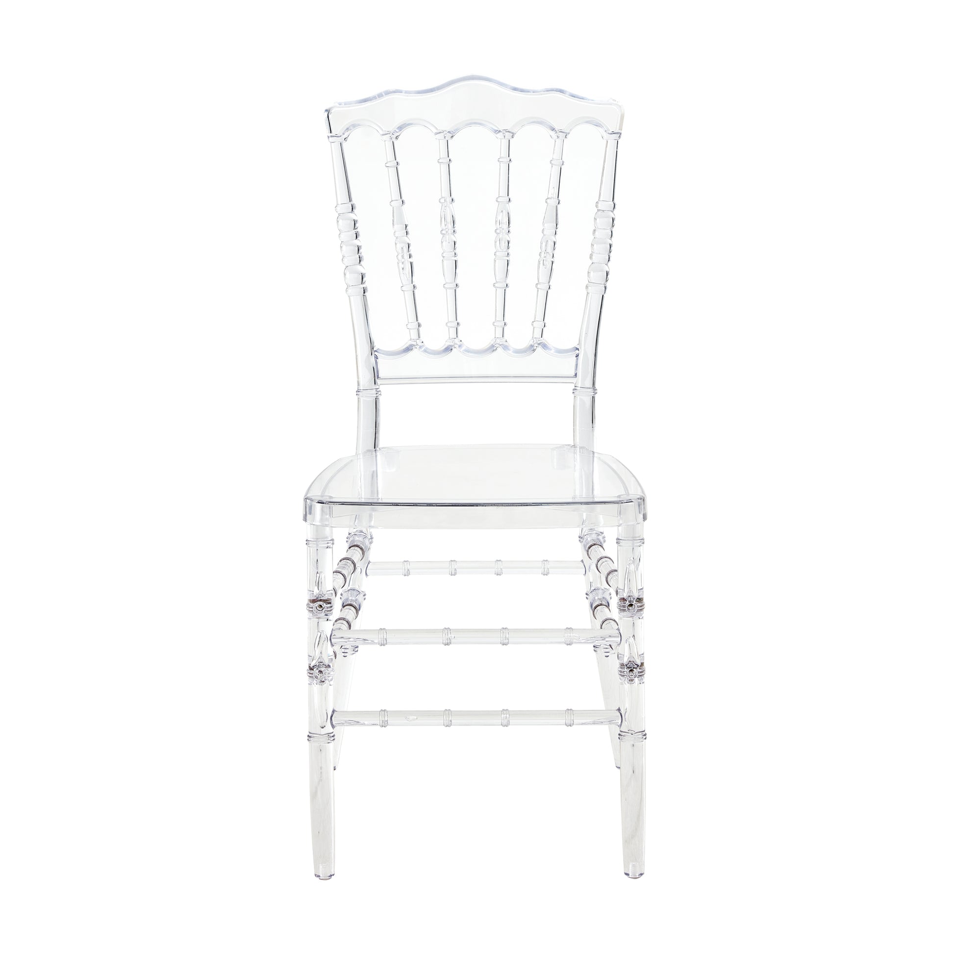Simple And Beautiful Napoleon Transparent Bamboo Chair For Wedding Party Npl 6 Yellow Acrylic