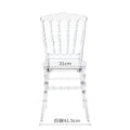 Simple And Beautiful Napoleon Transparent Bamboo Chair For Wedding Party Npl 6 Yellow Acrylic