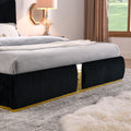 Corduroy Upholstered Bed Frame King Size 59.5