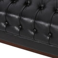 3 Seater Sofa Black Pu