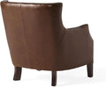 Single Sofa Brown Fabric
